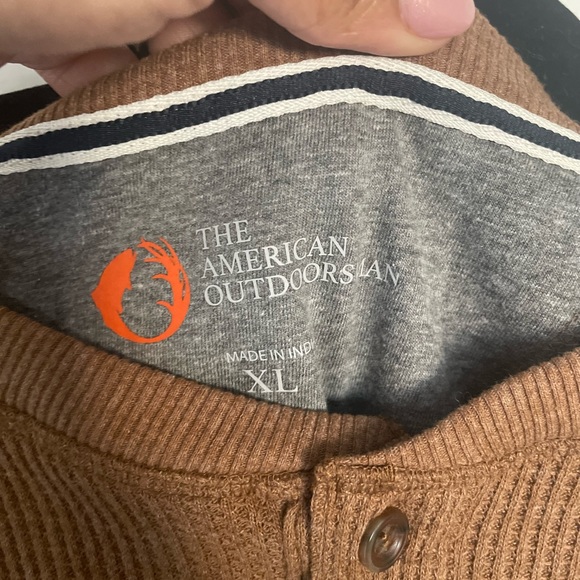 The American Outdoorsman Long Sleeve Button Waffle Shirt - Size XL - Picture 5 of 13